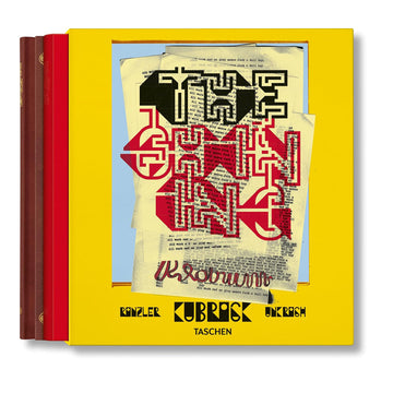 Book set with a yellow cover featuring text and design elements, published by Taschen.